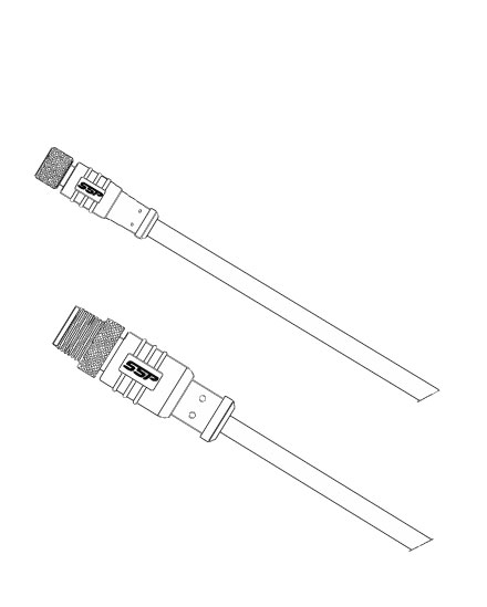 M12-M8-C823-G M8-Kabel, 8 polig, 8 x 0,25 mm², 2m