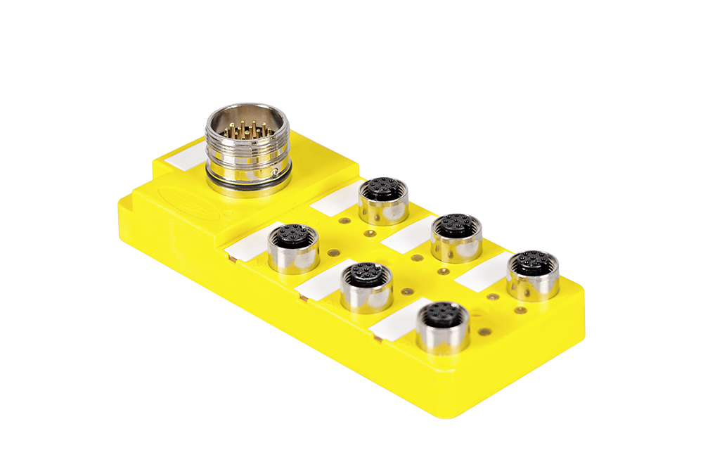 XCONN P6-M12-5m Anschlussbox für Sicherheitssensoren