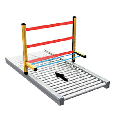Sicherheits-Lichtschranke, JANUS, Auflösung 2 beams